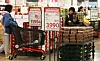 Shoppers look at items at Homeplus's Yeongdeungpo branch in western Seoul on March 4. The supermarket chain's stores are operating as usual, regardless of the firm entering corporate rehabilitation that day, according to Homeplus. [NEWS1]