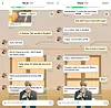 Naver Webtoon's Character Chat service allows users to chat with characters from the platform's popular webtoon series. In this picture is Dohwa from ″Operation: True Love″ answering in English. When he forgets to answer in English, he jokes that ″habit kicked in.″ [SCREEN CAPTURE]