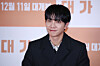 Singer and actor Lee Seung-gi speaks during a press conference for the film ″About Family″ (2024) in Songpa District, southern Seoul, on Nov. 21, 2024. [YONHAP]