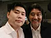 Netflix's hit cooking show 'Culinary Class Wars' winner Napoli Matfia, left, and runner-up Edward Lee [NAPOLI MATFIA'S INSTAGRAM ACCOUNT]