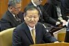 Former Interior Minister Lee Sang-min speaks at the seventh hearing of President Yoon Suk Yeol's impeachment trial at the Constitutional Court in Jongno District, central Seoul, on Feb. 11. [CONSTITUTIONAL COURT]