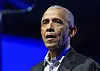 Former U.S. President Barack Obama speaks at the Obama Foundation Democracy Forum on Dec. 5, 2024, in Chicago. [AP/YONHAP]