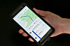In this Aug. 8, 2018, file photo, a mobile phone displays a user's travels using Google Maps in New York. [AP/YONHAP]