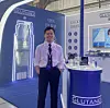 Muhammad Naufal Bin Omar poses for a photo at an event for the cosmetics brand Glutanex. [MUHAMMAD NAUFAL BIN OMAR]