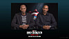 Director Julius Onah, left, and actor Anthony Mackie from upcoming Marvel film ″Captain America: Brave New World″ attend a video press conference for the Korean press on Feb. 5. [WALT DISNEY COMPANY KOREA]