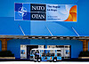A general view showing an entrance leading up to the NATO summit in The Hague, The Netherlands, on June 23. The Netherlands will host the NATO summit at the World Forum in The Hague on June 24 and 25, the first such summit to be held in the country. [EPA/YONHAP]