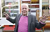 U.S. businessman and investor Jim Rogers gestures during an interview during a visit at the Goseong Unification Observatory near the Demilitarized Zone in Goseong, Gangwon, on Feb. 8, 2020. [EPA/YONHAP]