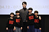 From left: Actors Jo Yun-woo, Kim Woo-jin, Lim Sun-u, Kim Seung-ju and Park Ji-hoo, who play the role of Billy in the musical “Billy Elliot,″ pose for a photo during a press conference at Chungmu Arts Center in Jung District, central Seoul, on Jan. 21. [YONHAP]