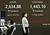 A screen in Hana Bank's trading room in central Seoul shows the Kospi opening on Feb. 19. [YONHAP]