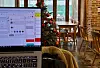 A person works on her laptop at Classico, a coffeehouse in Bundang, Gyeonggi [LEE JIAN]