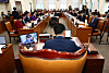 The National Assembly’s Public Administration and Security Committee holds a meeting in Yeouido, western Seoul, on April 28. [NEWS1]