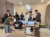 Korean law enforcement including officials from the National Intelligence Service are seen during a crackdown on a criminal ring that conducted scams on Koreans in Thailand on Jan. 8, in this photo provided by the National Police Agency and unrelated to the story. [NATIONAL POLICE AGENCY]