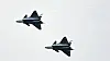Chinese-made J-20 stealth fighters fly during the 15th China International Aviation and Aerospace Exhibition in Zhuhai in southern China's Guangdong province on Nov. 14, 2024. [AFP/YONHAP]