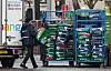 A Coupang deliveryperson moves packages at a warehouse in Seoul on Dec. 16, 2025. [NEWS1]