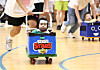 Parents and babies enjoy a sports event for infants in Seongnam, Gyeonggi, in August. [NEWS1]