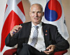 Ambassador of Denmark to Korea, Einar Hebogard Jensen, speaks to the Korea JoongAng Daily at the embassy on Sept. 28. [PARK SANG-MOON]