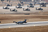 A RC-12X Guardrail takes off at the U.S. Army base Camp Humphreys in Pyeongtaek, Gyeonggi, on March 10, 2025, as South Korea and the United States kick off their joint annual military exercise, the Freedom Shield. [YONHAP]