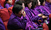 The bereaved families of the Itaewon crowd crush victims cry during a memorial ceremony at the National Assembly in western Seoul on Oct. 29, 2024. [NEWS1]