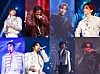 Members of boy band Ateez during the band's “Towards the Light: Will to Power” finale concerts held on March 22 and 23 at the KSPO Dome in southern Seoul [KQ ENTERTAINMENT]