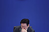 President Lee Jae Myung looks at files during a Cabinet meeting held at the Blue House in central Seoul on Feb. 3, 2026. [JOINT PRESS CORPS]