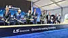 LS GreenLink, a subsidiary of LS Cable & System, holds a groundbreaking ceremony for its subsea cable manufacturing plant in Chesapeake, Virginia on April 28. [YONHAP]