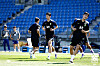 Son Heung-min, center, trains at Icahn Stadium in New York on Sept. 4.  [NEWS1]