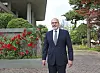 French Ambassador to Korea Philippe Lefort at the graden by the French diplomatic residence in Seoul on June 9. [PARK SANG-MOON]