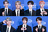 Boy band NCT Dream poses for photos during a news conference for the release of its fifth full-length album, “Go Back To The Future,” at Lotte Cinema World Tower in southern Seoul on July 14. [DANIELA GONZALEZ PEREZ]