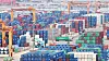 Containers are piled up at a port in Pyeongtaek, Gyeonggi, on Aug. 7. [NEWS1]