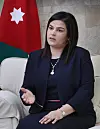 Asal Al-Tal, ambassador of Jordan to Korea, speaks with the Korea JoongAng Daily at her diplomatic residence in Seoul recently. [PARK SANG-MOON]