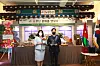 Ambassador Al-Tal, left, at the opening ceremony of a special exhibition on Jordan's folklore at the Multiculture Museum of Korea on July 26. [EMBASSY OF JORDAN IN KOREA]