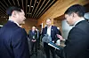 Vice Veterans Affairs Minister Lee Hee-wan, left, and Britain's Prince Harry, second from right, meet during the Invictus Games 2025 in Canada, on Wednesday, Feb. 12. [YONHAP]