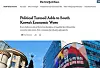 A New York Times article covering economic issues in Korea. [SCREEN CAPTURE]