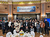 Alumni of Ulsan National Institute of Science and Technology (Unist) and officials from Unist and other academic organizations pose for a photo at International Alumni Day, Unist's first overseas alumni gathering held on Nov. 8, 2025. [UNIST]