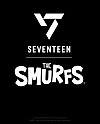 A poster for Seventeen's collaboration with The Smurfs [PLEDIS ENTERTAINMENT]