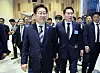 President Lee Jae Myung attends an opening ceremony fpr an AI data center in Ulsan at the Ulsan Exhibition and Convention Center on June 20. [JOINT PRESS CORPS]