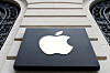 An Apple logo at an Apple store in Paris on April 23 [REUTERS/YONHAP]