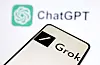xAI Grok chatbot and ChatGPT logos are seen in this illustration taken, March 11, 2024. [REUTERS/YONHAP]