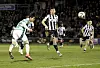 Celtic winger Yang Hyun-jun scores during a Scottish Premiership match against St. Mirren in Scotland on March 1. [AP/YONHAP]