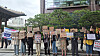 Survivors and activists hold placards calling for the abolition of the statute of limitations on familial sexual violence in front of Kyobo Bookstore's Gwanghwamun branch in Jongno District, central Seoul, on June 28. [OH SO-YEONG]