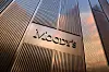 Signage is seen outside the Moody's Corporation headquarters in Manhattan, New York. [REUTERS/YONHAP]