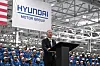 Hyundai Motor Group Executive Chair Euisun Chung gives celebration remarks during the Hyundai Motor Group Metaplant America's opening ceremony in Bryan County, Georgia, on March 26. [HYUNDAI MOTOR]