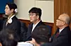 People Power Party Rep. Kweon Seong-dong attends a hearing on allegations that he received illegal political funds from the Unification Church, at the Seoul Central District Court in southern Seoul on Nov. 3. [JOINT PRESS CORPS]