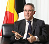Ambassador of Belgium to Korea Peter Lescouhier speaks with the Korea JoongAng Daily on Nov. 3. [PARK SANG-MOON]