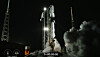 A Falcon 9 rocket carrying the fourth satellite, Unit 4, under the 425 Project, takes off from Cape Canaveral Space Force Station in Florida on April 22. [YONHAP]