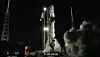 A Falcon 9 rocket carrying the fourth satellite, Unit 4, under the 425 Project, takes off from Cape Canaveral Space Force Station in Florida on April 22. [YONHAP]