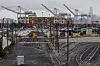 Shipping containers are seen at the port of Oakland, as trade tensions continued over U.S. tariffs with China, in Oakland, California, on May 12. [REUTERS/YONHAP]