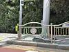 Mapo-dongi, the mascot for Mapo District, western Seoul, since 2004, is engraved on a roadside fence. This photograph was taken on May 21. [SHIN MIN-HEE]