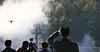 Officials conduct a joint wildfire response drill by the Korea Forest Service and military at the Forest Aviation Headquarters in Wonju, Gangwon, on Nov. 6. [YONHAP]