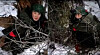 In this screenshot of a video released by Ukrainian media, North Korean soldiers deployed to Russia are seen on the battlefield in the Kursk Oblast in southwestern Russia on Dec. 5. [SCREEN CAPTURE]
